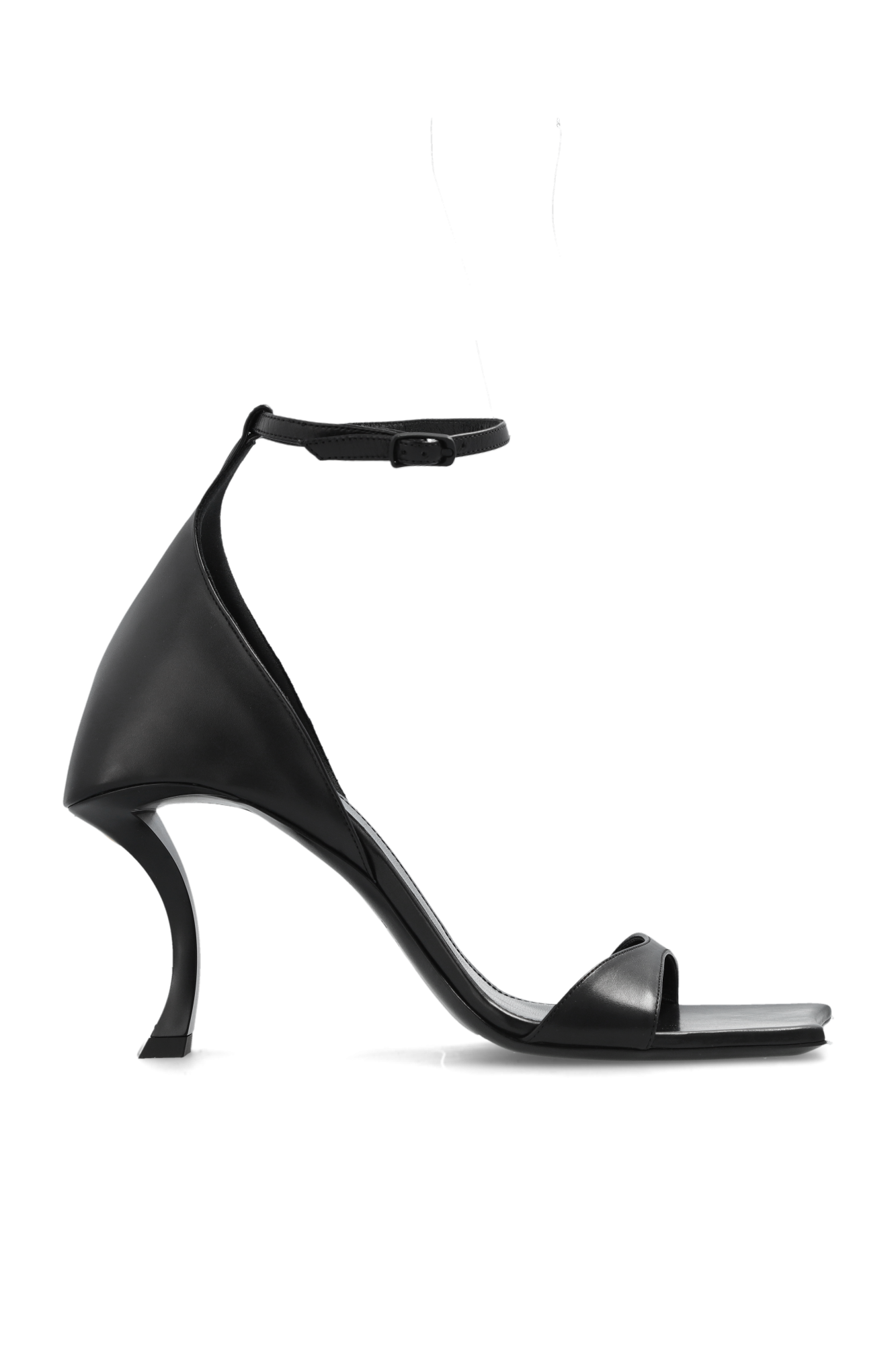 シューズ・サンダルその他 BALENCIAGA Woman Heeled sandals Black 828095WAD4Y 1080 Balenciaga Black Cagole Heeled Sandals Balenciaga